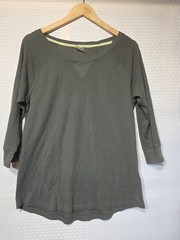 Calvin Klein Performance Mens XL Gray Thermal Long Sleeve Waffle Knit Shirt