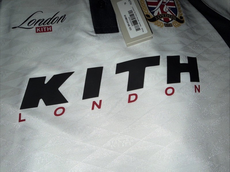 NWT - Kith London Polo Soccer Jersey Sports - White Men's Size XL Extra Large gallery