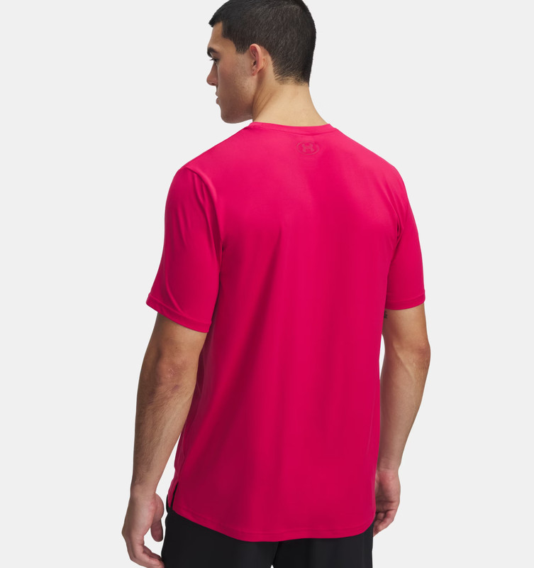 Under Armour XL Men's T-Shirt Fuchsia Pink Stretch Loose UA Vanish Energy NWT gallery