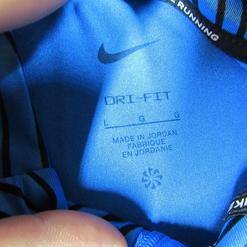 Nike Sweater Mens Large Blue Sports Sanctuary Club Element 1/4 Zip Running Gym gallery