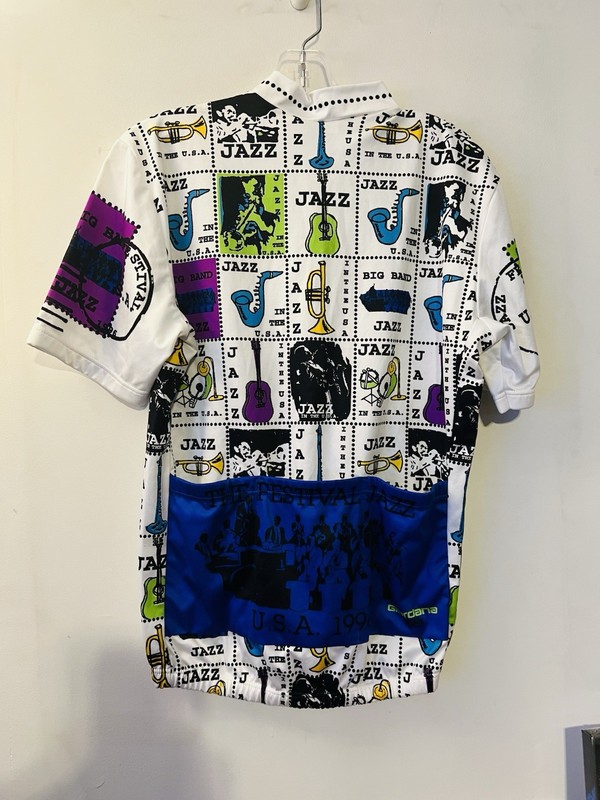 Giordana Jazz Festival Cycling Jersey Medium Vintage 1996 USA Rare COLLECTIBLE gallery