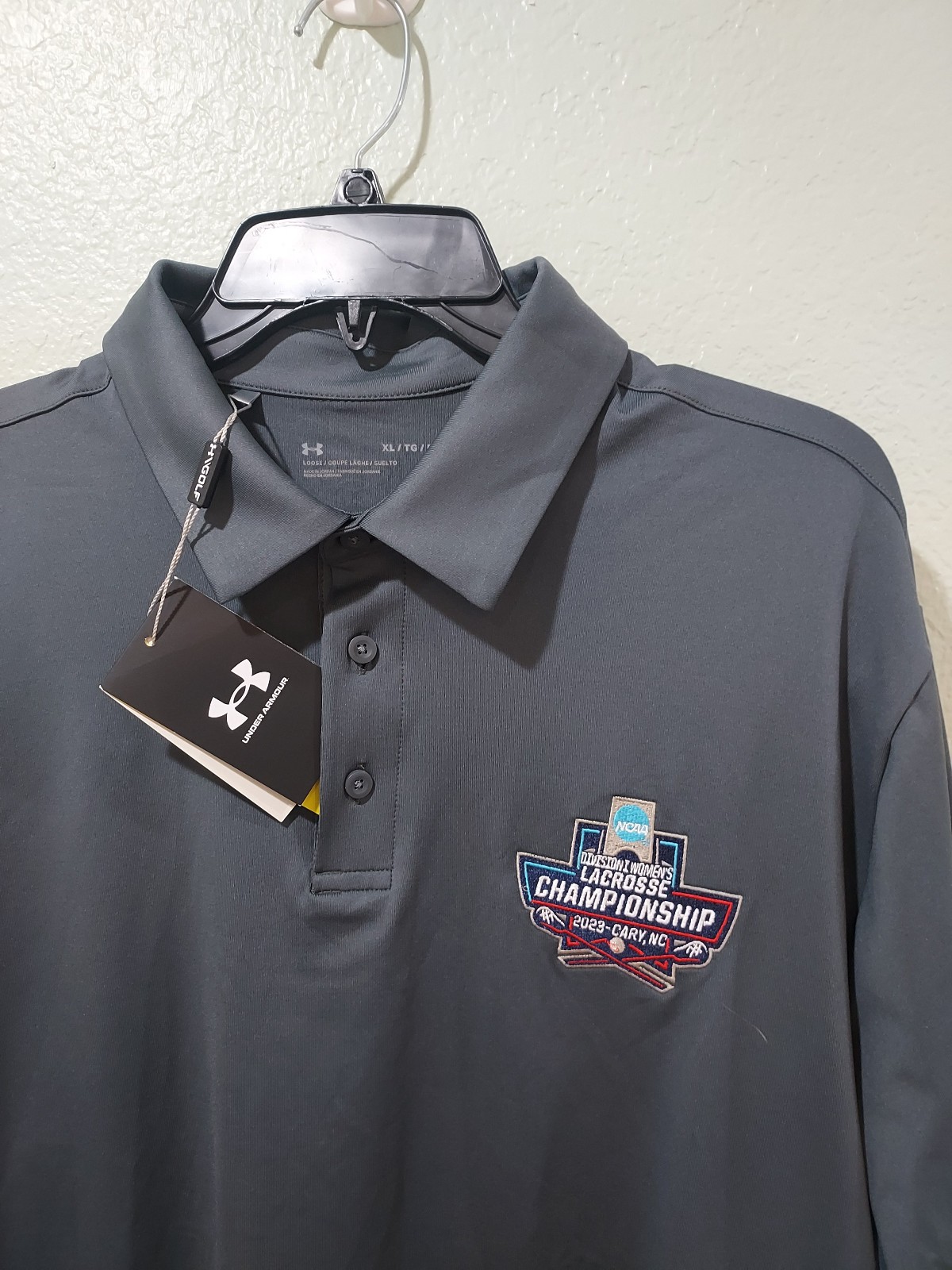 UNDER ARMOUR men shirt NCAA 2023 Division I Womens Lacrosse Championship Gray XL gallery