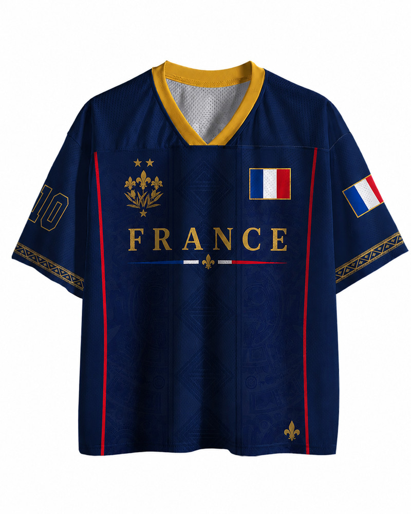 Personalized France Mesh Soccer Jersey, France Football Jersey, Game Day Outfit