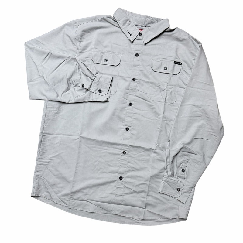 (2) Hatch Outdoors Men's Long Sleeve Button Shirts Fishing Hike UPF40 Bamboo 4XL gallery