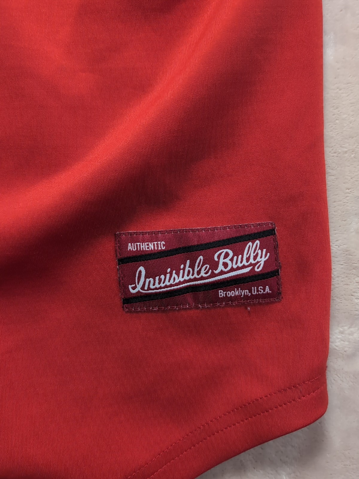 Authentic Invisible Bully BAD BOY Baseball Jersey Notorious BIG Biggie Smalls M gallery
