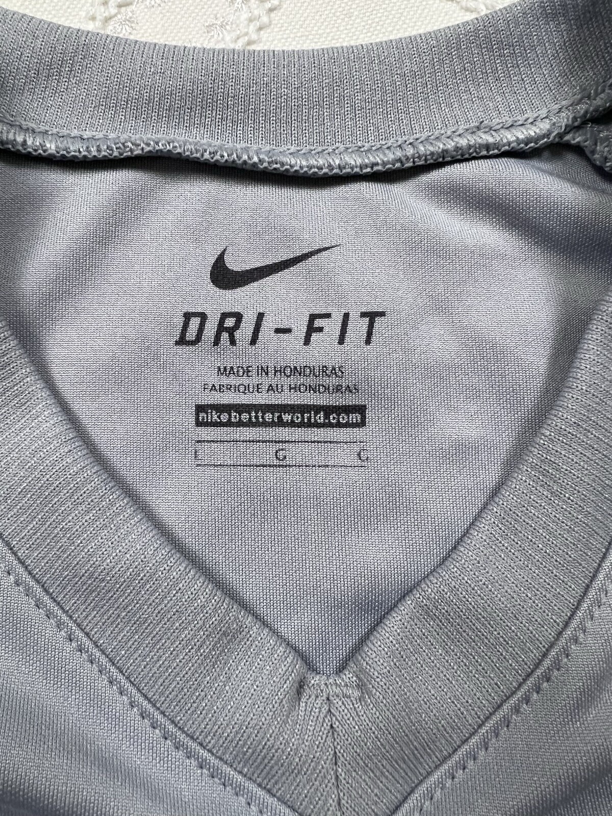 Nike Vapor Dri-FIT Shirt Baseball Practice Cage Jersey Gray 708189 Sz L $40.00 gallery