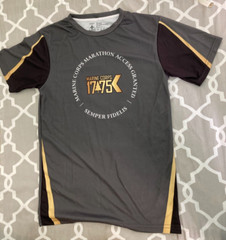 2022 Marine Corps Marathon MCM 17.75 Mens/Womens Gray Shirt Small Excellent