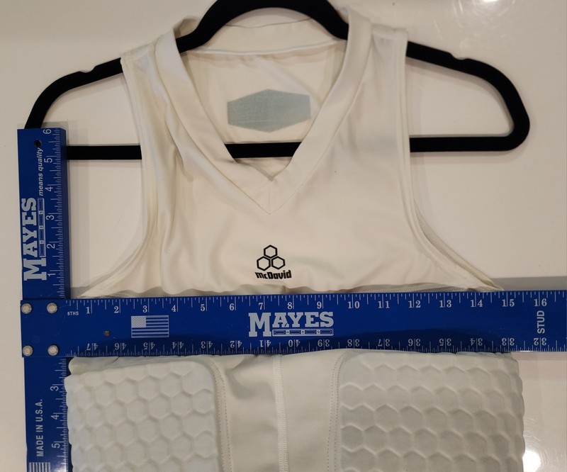 McDavid Hexpad Compression Padded Sleeveless Shirt Basketball 3-Pad Men'sMedium gallery