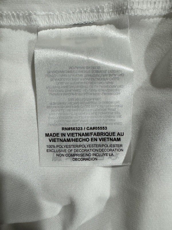 Nike Dri Fit White Shirt Men’s Size Large Letter A Lightning Bolt in EUC! gallery