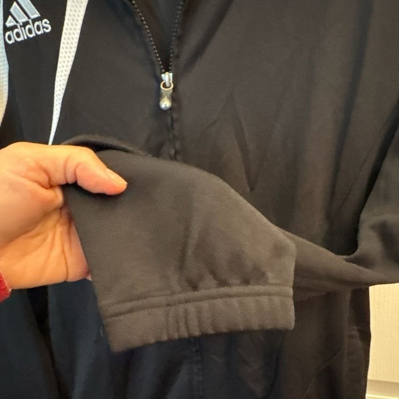 Adidas Clima365 Full Zip Track Jacket Black White Size M gallery