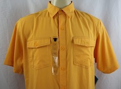 NEW Columbia Omni-Wick Omni-Shades UPF 40 Men’s Active Short Sleeve Shirt Sz L
