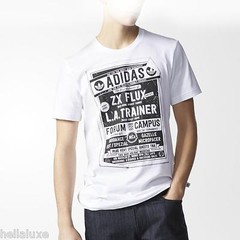 Adidas Originals ICONIC SHOE POSTER TEE 100% ORGANIC T Shirt superstar~Mens sz L