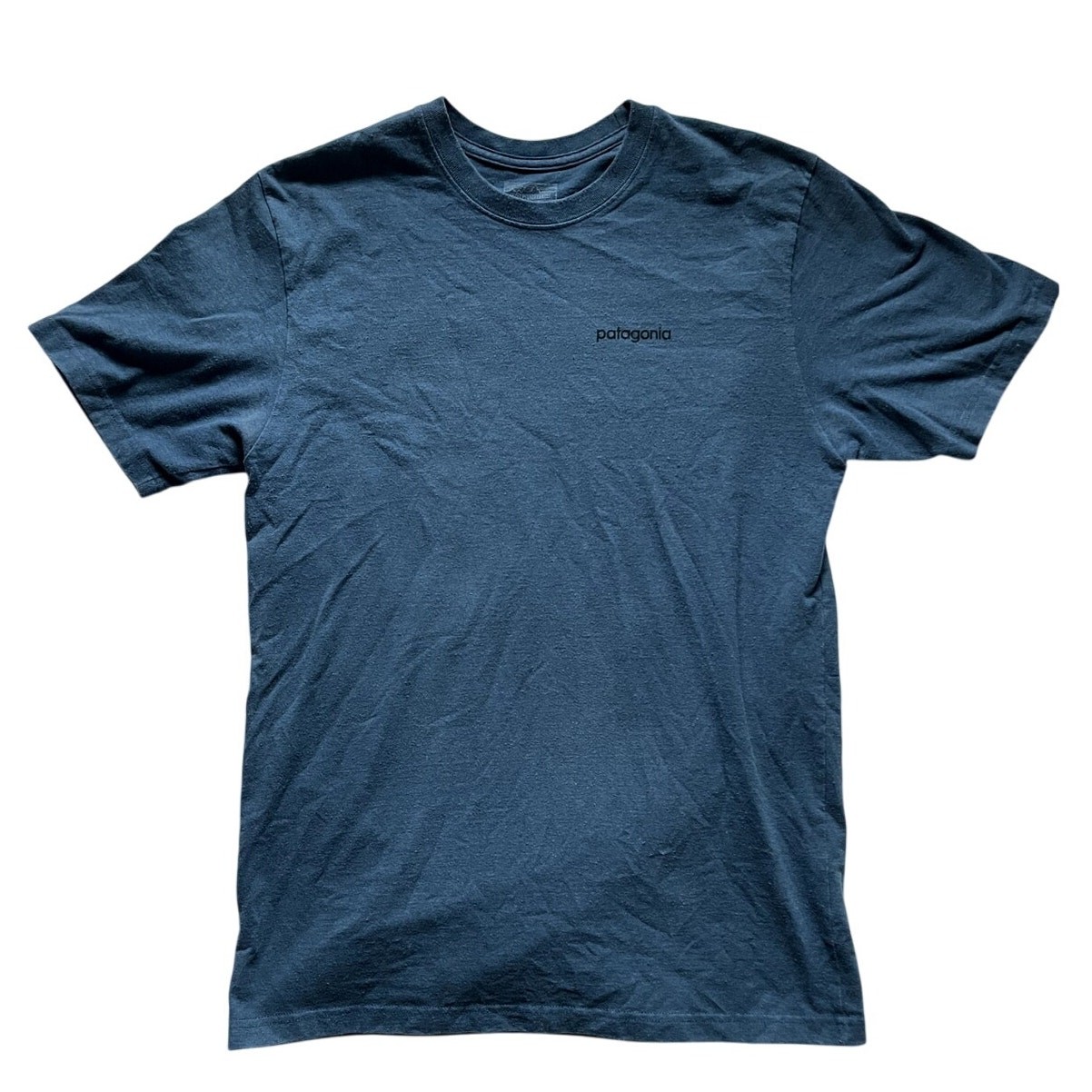 Patagonia Line Logo Badge Responibili-Tee Short Sleeve Shirt Size M Blue gallery