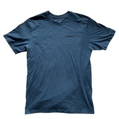 Patagonia Line Logo Badge Responibili-Tee Short Sleeve Shirt Size M Blue