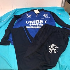MENS M Glasgow Rangers Soccer Football track suit UNIBET