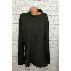 7 Diamonds Core Performance 1/4 Zip Green Stretch Quick Dry Wicking Size XXL