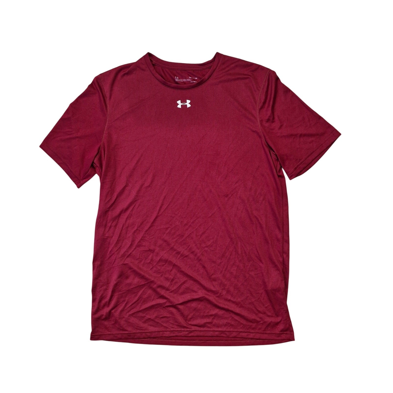 Under Armour Cardinal Red Team Tech Loose Tee Mens Small gallery