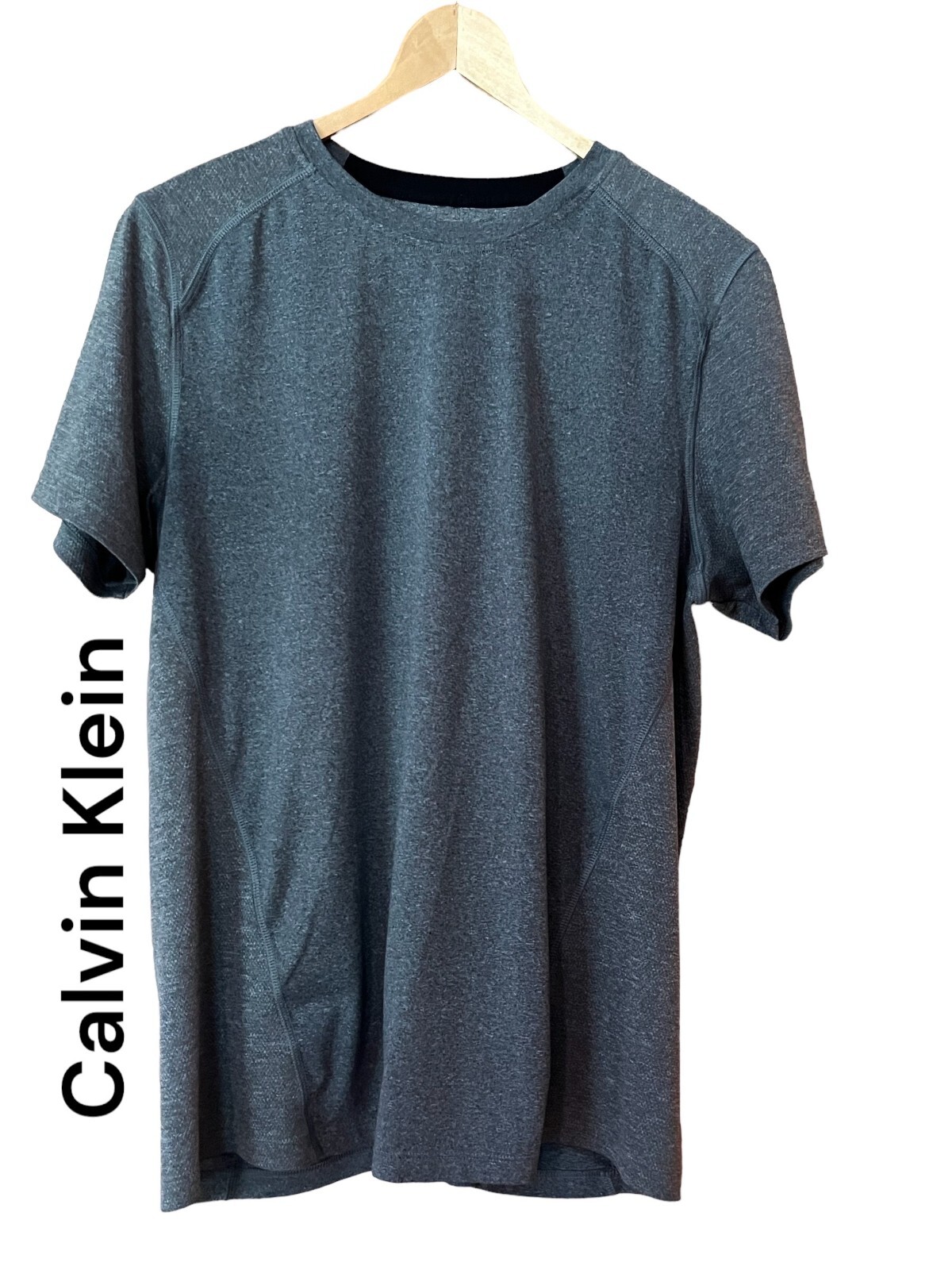 Calvin Klein Men’s Size Medium Performance Regular Fit Athletic Shirt Gray gallery