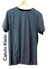 Calvin Klein Men’s Size Medium Performance Regular Fit Athletic Shirt Gray