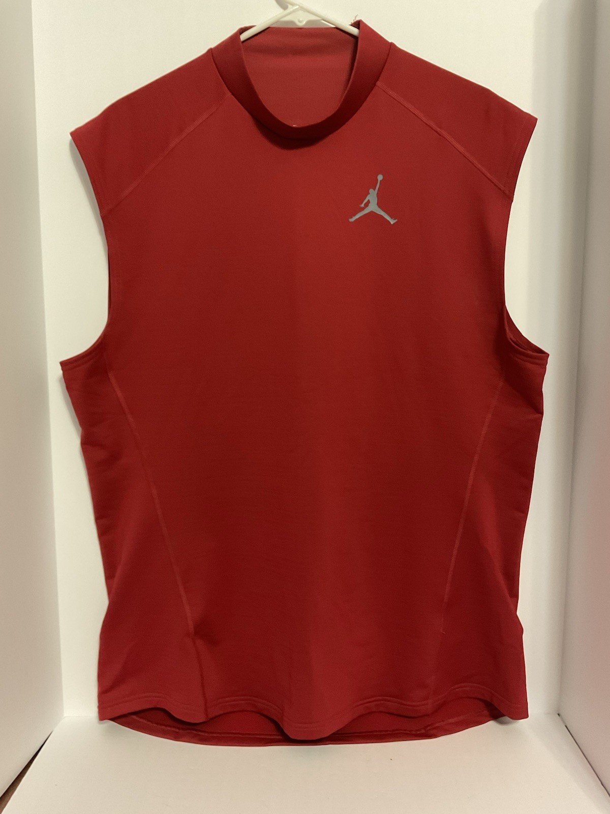 Jordan Training Dri-Fit Fitted Sleeveless Red Tank Top Men's Size M gallery