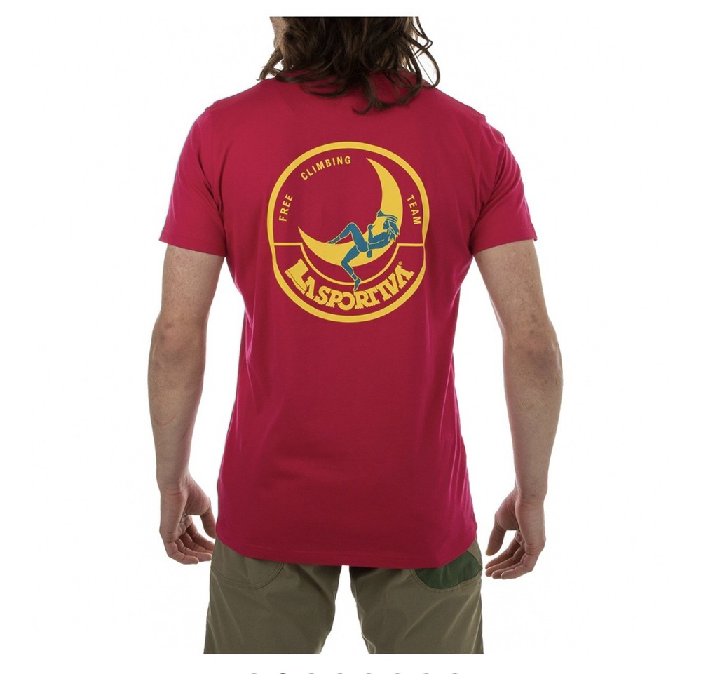 La Sportiva Fuchsia Moon Climbing Shirt Men's Size Small New