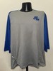 Men’s Nike Dri-FIT Baseball Raglan 3/4 Sleeve Gray Blue Polyester T-Shirt L gallery