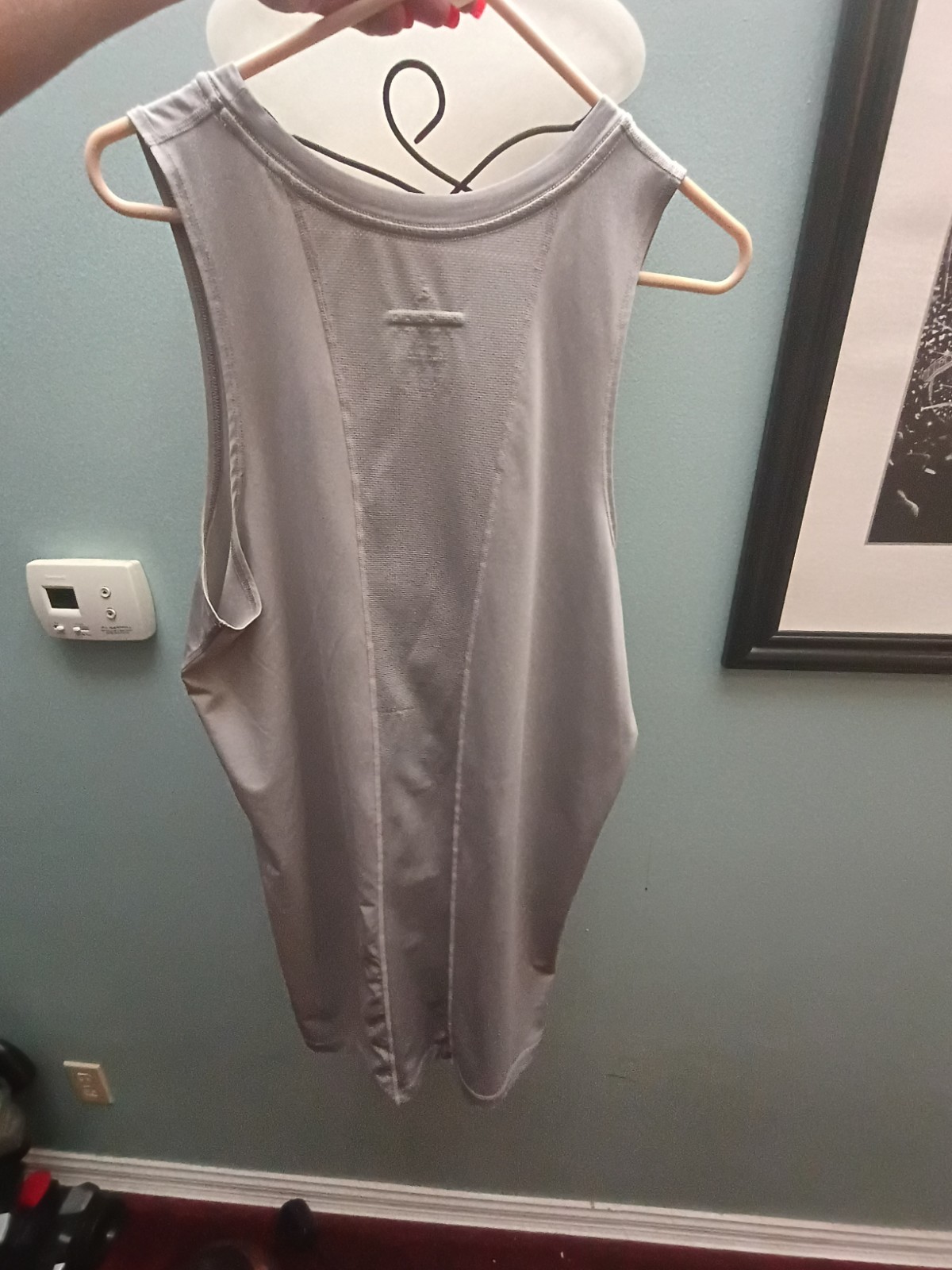 Jordan Dri-Fit Compression Mesh Tank Top Gray Men's 2XL Sleeveless gallery