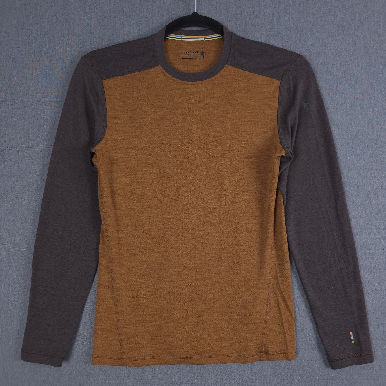 Smartwool Merino 250 Base Layer Mens M Brown Thermal Crew Neck Shirt SW016349 gallery