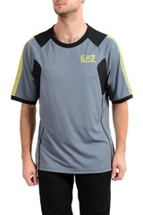 Emporio Armani EA7 Air Duct Men’s Gray Crewneck T-Shirt US 2XL IT 56
