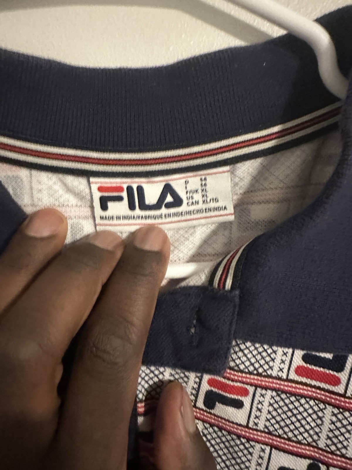 Fila Authentic Men GIANNI POLO LM911275 PEAC/WHT/CRED 410 XL gallery