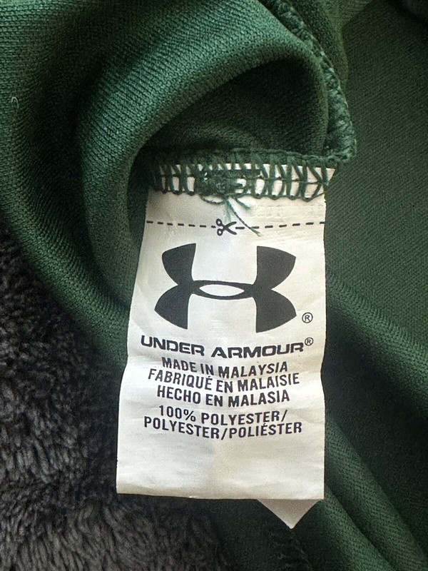 NEW Men's Under Armour Strike Green & White Soccer Jersey Shirt Small gallery