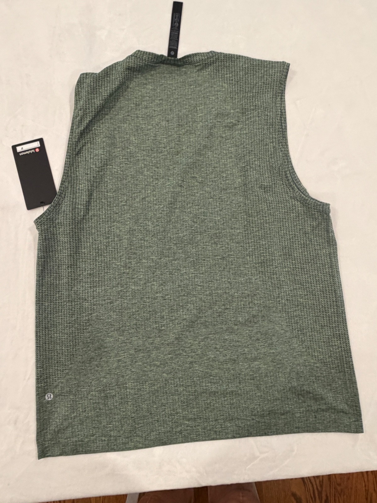 Lululemon Mens 2XL Metal Vent Tech Sleeveless Top RNFG/CTRL Rain Forest Green gallery