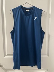 Gymshark Arrival Tank Top | Atlantic Blue | S