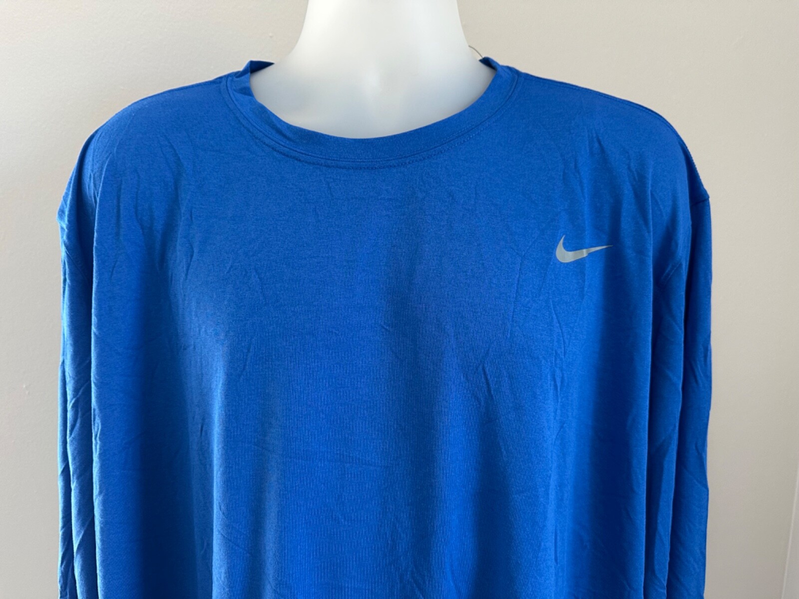 Nike Dri-Fit Legend L/S Performance Tee Royal Blue Size 4XL,XXXXL gallery
