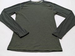 Smartwool Green Merino Wool Base Layer Long Sleeve Shirt Men’s Size Small READ
