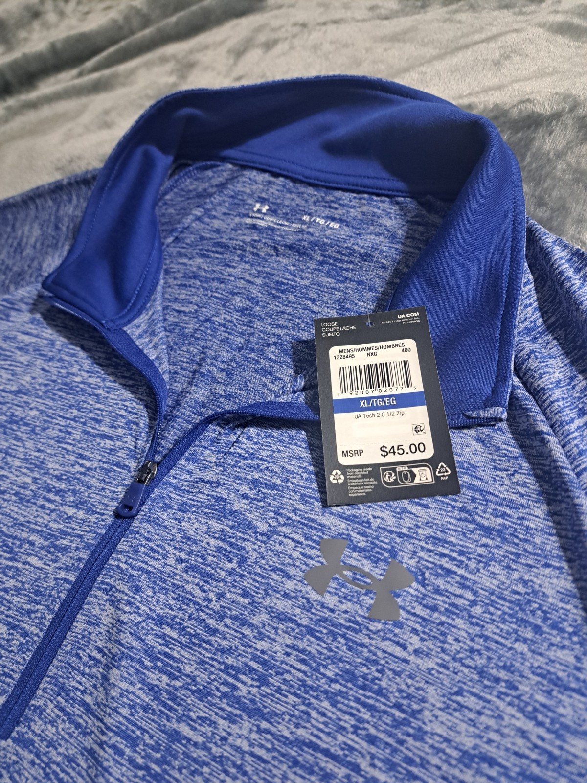 💙 Under Armour Tech 2.0 1/2 Zip Pullover – Men’s XL – New With Tags 💙 MSRP $45 gallery
