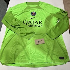 Nike PSG 2022-2023 Goalkeeper Jersey Mens Size 2XL Football Adult Green Paris