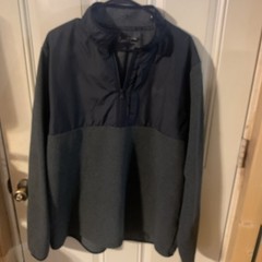 Under Armour Men’s Pullover 3/4 Zip Black And Gray 2xl