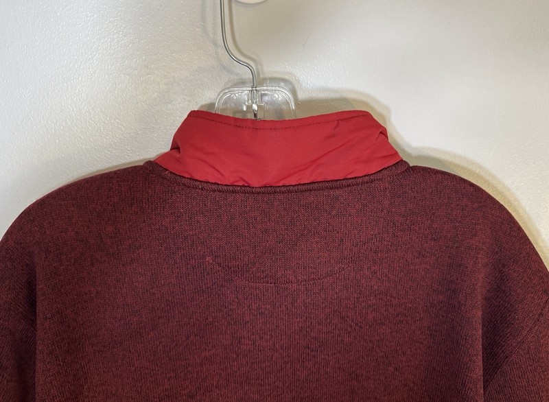 Reel Life Fisherman Barrel Curl Sherpa Quarter Zip Long Sleeve Pullover Large. gallery