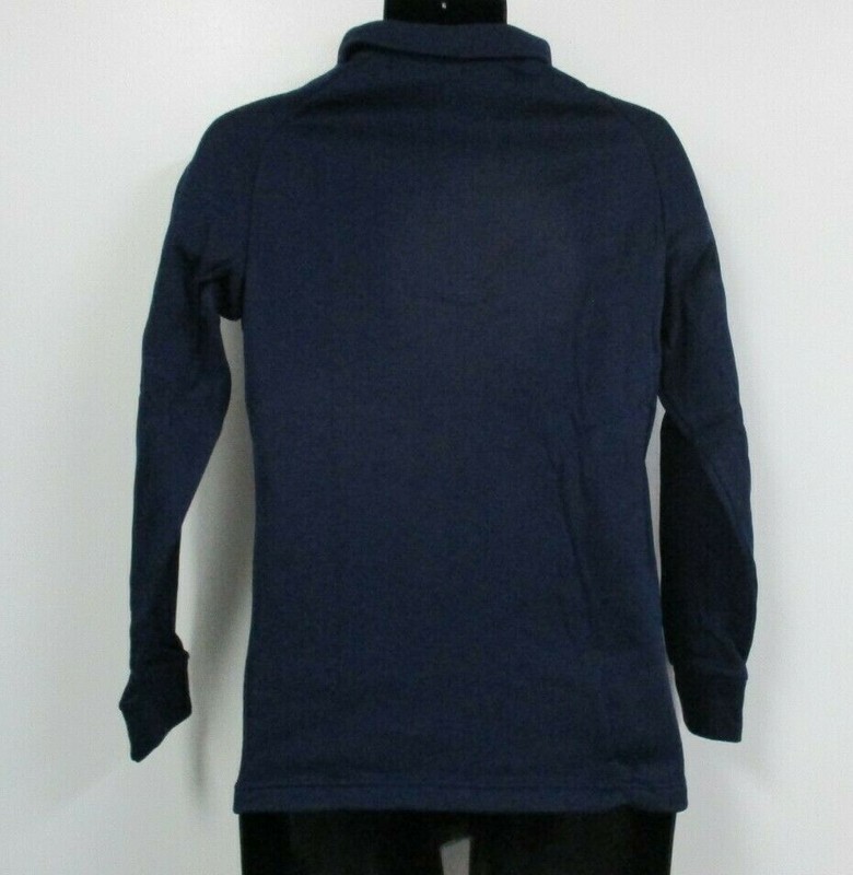 PolyPro Men's Super Thermal 1/4 Zip TN Long Sleeve Shirt (Small) Dark Blue gallery