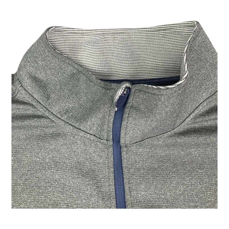 Maelreg 1/4 Zip Performance Pullover Top Gray Moisture Wicking Mens Size Large gallery