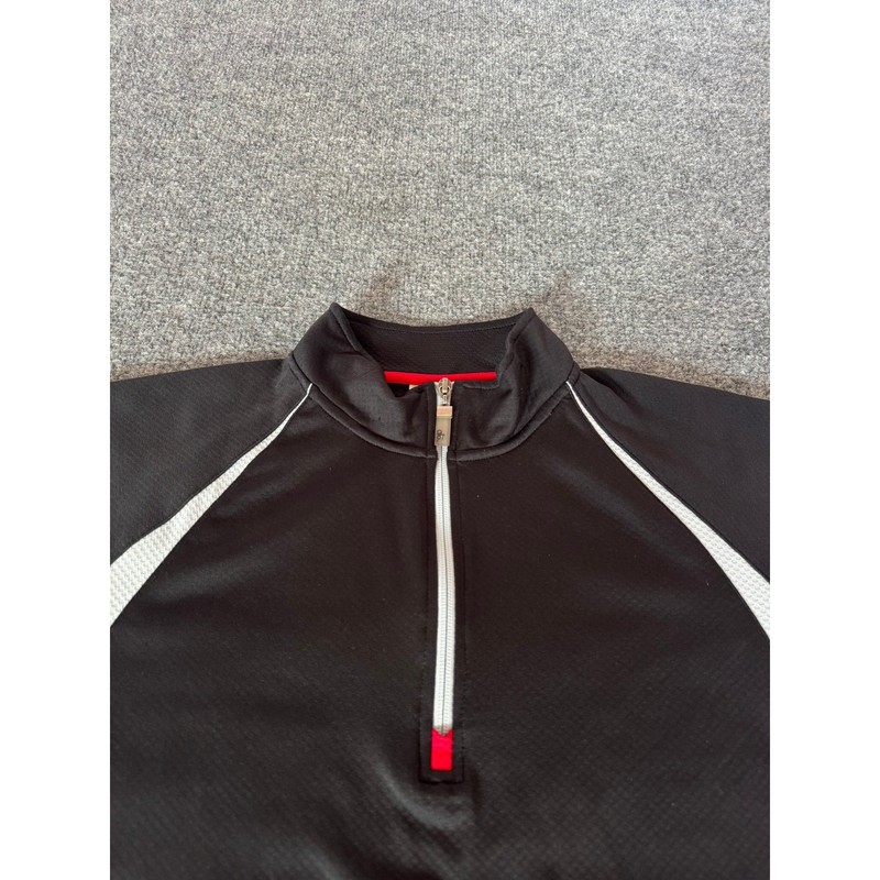Alo Coolfit Performance Long Sleeve 1/4 Zip Pullover Athletic Shirt Men's SZ L gallery
