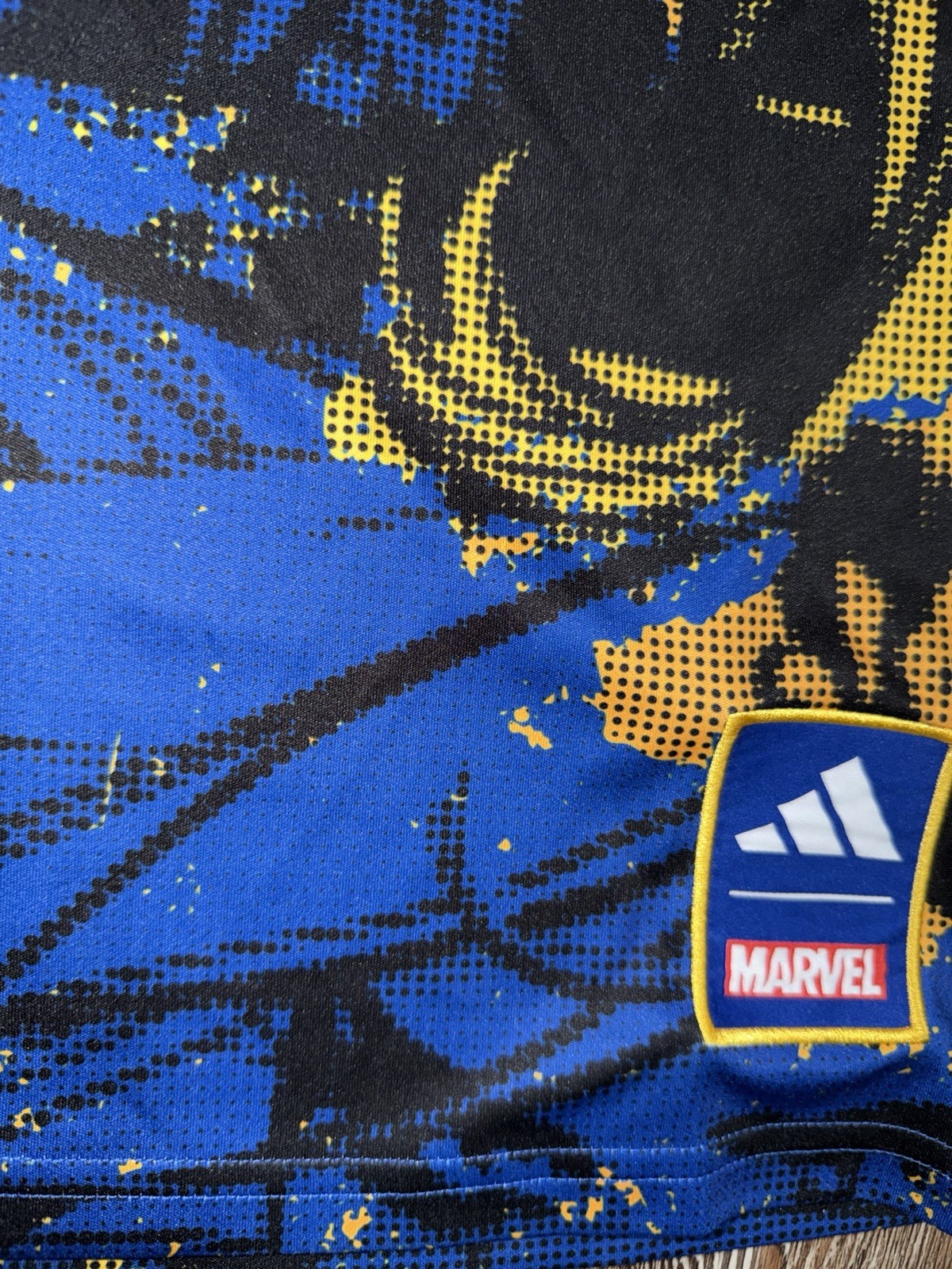 Adidas x Marvel Kick Childhood Cancer MLS Soccer Jersey Mens Size Large Comics gallery