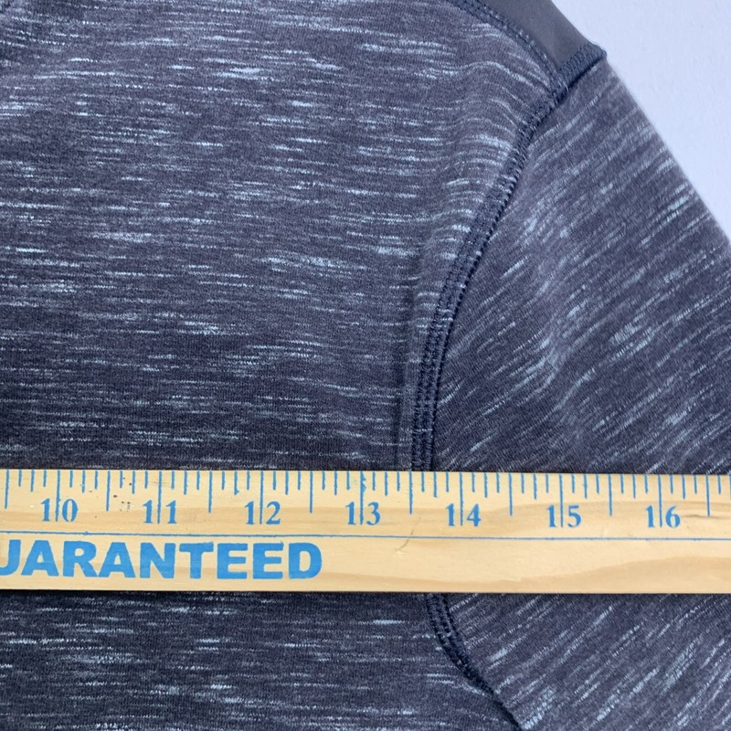 Lululemon Transit Long Sleeve V-Neck Marled Black Heavy Pullover No Tags gallery