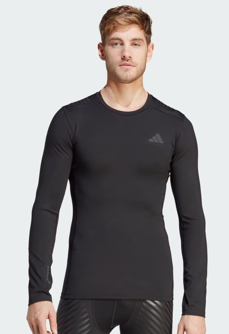 Adidas Techfit Control Rheon Black Long Sleeve Training Shirt Men's XL HS9814 gallery