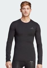 Adidas Techfit Control Rheon Black Long Sleeve Training Shirt Men’s XL HS9814