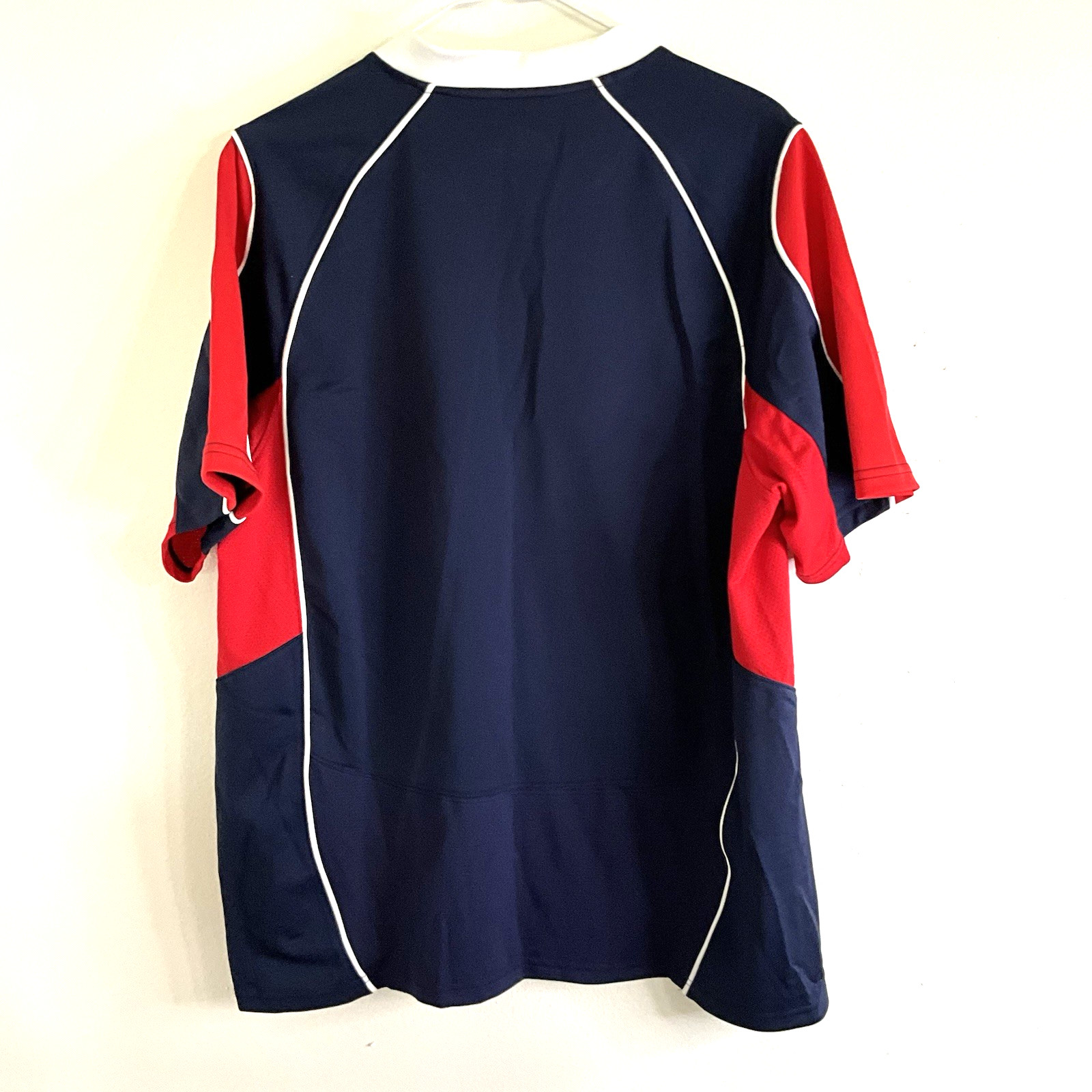Under Armour Heat Gear Admiral Rugby Jersey WRU Logo Short Sleeve Men Size L gallery