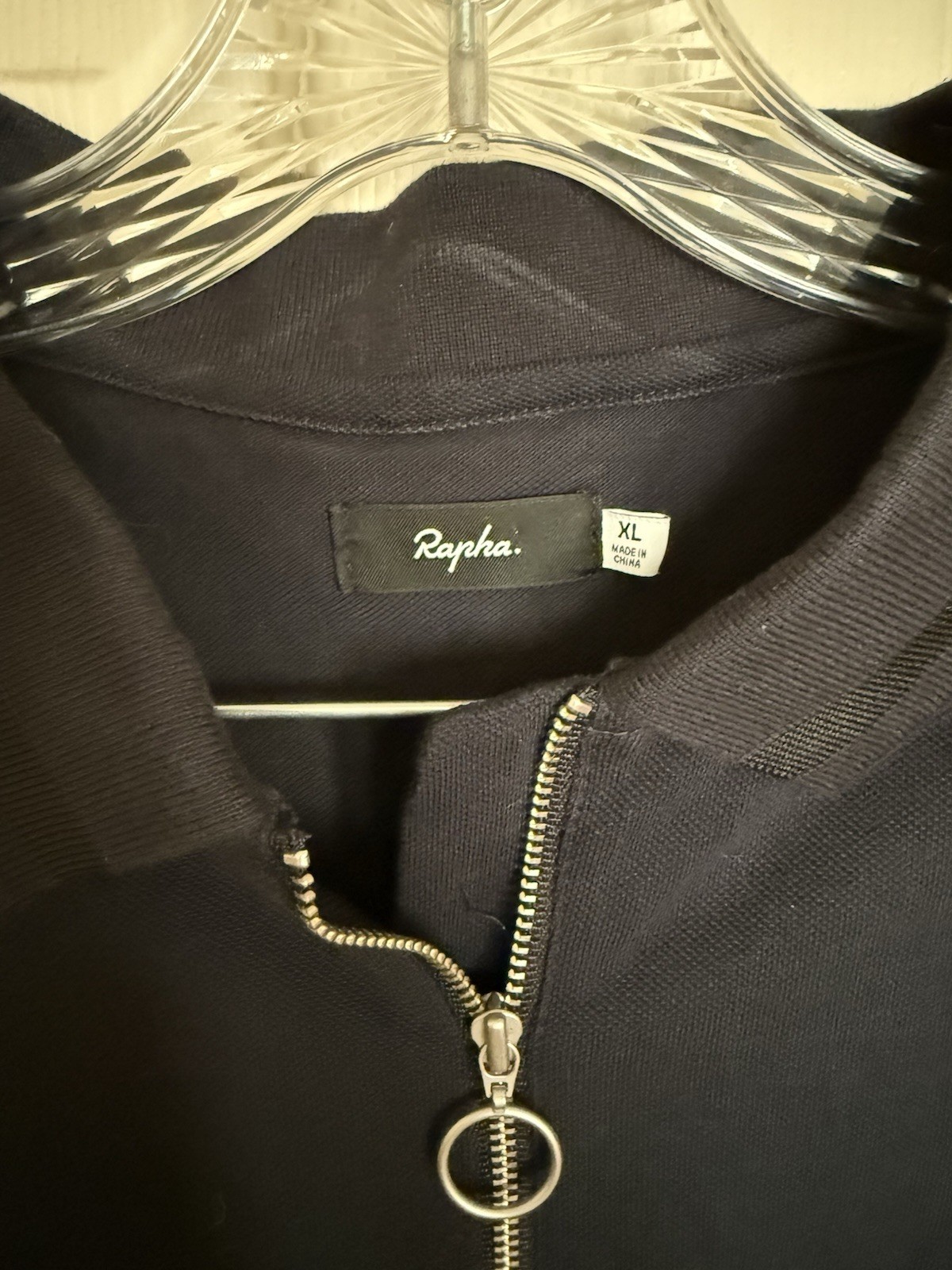 Rapha Men’s Logo 1/4 Zip Polo Pop XL gallery