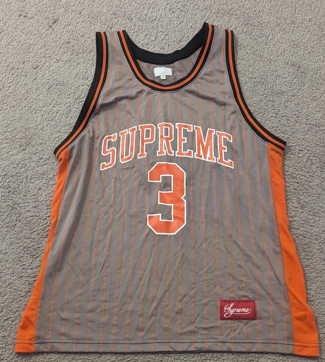 Supreme SS16 Knicks Crossover Basketball Jersey XL Rare Factory Defect gallery