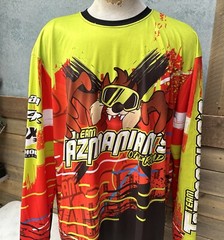 Team Tazmania Taz Off Road Motocross Jersey Mens XL Dirtbike Excellent